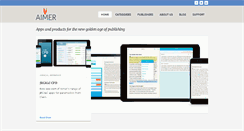 Desktop Screenshot of aimermedia.com